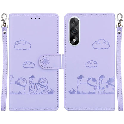 Cute Cats RFID Leather Phone Case, For OnePlus Nord 6 5G / Turbo 6 / Turbo 6V, For OnePlus 15R / Ace 6 / Ace 6T, For OnePlus Ace 5 Ultra / Nord 5 5G, For OnePlus Ace 5 Racing / Nord CE5