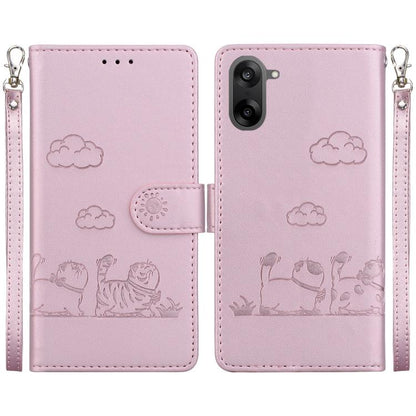 Cute Cats RFID Leather Phone Case, For OnePlus Nord 6 5G / Turbo 6 / Turbo 6V, For OnePlus 15R / Ace 6 / Ace 6T, For OnePlus Ace 5 Ultra / Nord 5 5G, For OnePlus Ace 5 Racing / Nord CE5