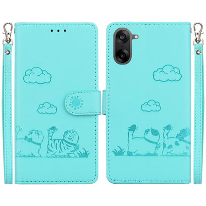 Cute Cats RFID Leather Phone Case, For OnePlus Nord 6 5G / Turbo 6 / Turbo 6V, For OnePlus 15R / Ace 6 / Ace 6T, For OnePlus Ace 5 Ultra / Nord 5 5G, For OnePlus Ace 5 Racing / Nord CE5