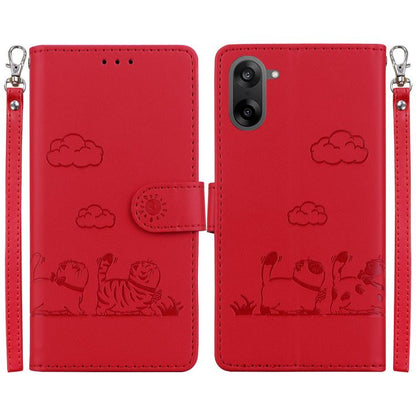 Cute Cats RFID Leather Phone Case, For OnePlus Nord 6 5G / Turbo 6 / Turbo 6V, For OnePlus 15R / Ace 6 / Ace 6T, For OnePlus Ace 5 Ultra / Nord 5 5G, For OnePlus Ace 5 Racing / Nord CE5