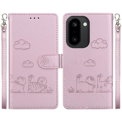 Cute Cats RFID Leather Phone Case, For OnePlus Nord 6 5G / Turbo 6 / Turbo 6V, For OnePlus 15R / Ace 6 / Ace 6T, For OnePlus Ace 5 Ultra / Nord 5 5G, For OnePlus Ace 5 Racing / Nord CE5