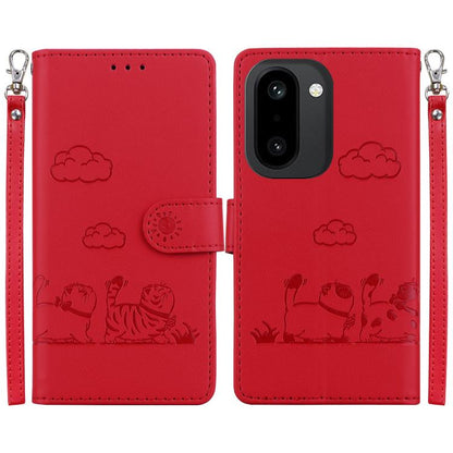 Cute Cats RFID Leather Phone Case, For OnePlus Nord 6 5G / Turbo 6 / Turbo 6V, For OnePlus 15R / Ace 6 / Ace 6T, For OnePlus Ace 5 Ultra / Nord 5 5G, For OnePlus Ace 5 Racing / Nord CE5