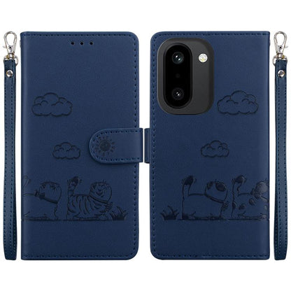 Cute Cats RFID Leather Phone Case, For OnePlus Nord 6 5G / Turbo 6 / Turbo 6V, For OnePlus 15R / Ace 6 / Ace 6T, For OnePlus Ace 5 Ultra / Nord 5 5G, For OnePlus Ace 5 Racing / Nord CE5