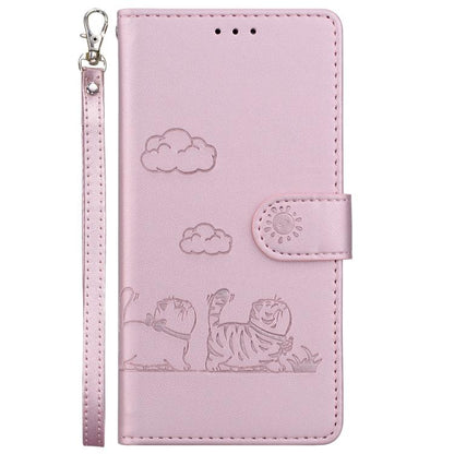 Cute Cats RFID Leather Phone Case, For OnePlus Nord 6 5G / Turbo 6 / Turbo 6V, For OnePlus 15R / Ace 6 / Ace 6T, For OnePlus Ace 5 Ultra / Nord 5 5G, For OnePlus Ace 5 Racing / Nord CE5