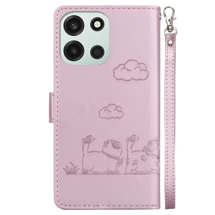 Cute Cats RFID Leather Phone Case, For OnePlus Nord 6 5G / Turbo 6 / Turbo 6V, For OnePlus 15R / Ace 6 / Ace 6T, For OnePlus Ace 5 Ultra / Nord 5 5G, For OnePlus Ace 5 Racing / Nord CE5