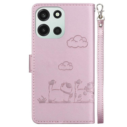 Cute Cats RFID Leather Phone Case, For OnePlus Nord 6 5G / Turbo 6 / Turbo 6V, For OnePlus 15R / Ace 6 / Ace 6T, For OnePlus Ace 5 Ultra / Nord 5 5G, For OnePlus Ace 5 Racing / Nord CE5