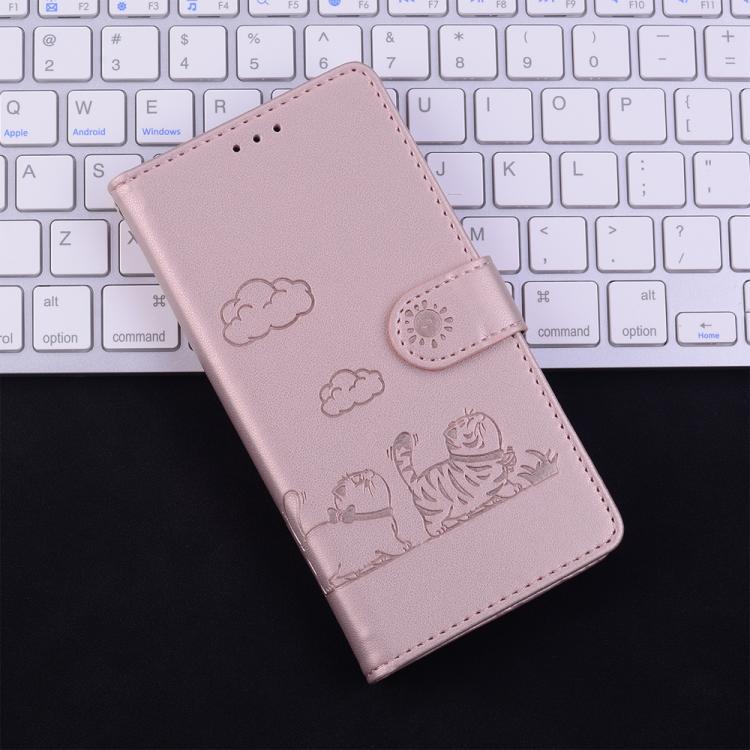 Cute Cats RFID Leather Phone Case, For OnePlus Nord 6 5G / Turbo 6 / Turbo 6V, For OnePlus 15R / Ace 6 / Ace 6T, For OnePlus Ace 5 Ultra / Nord 5 5G, For OnePlus Ace 5 Racing / Nord CE5