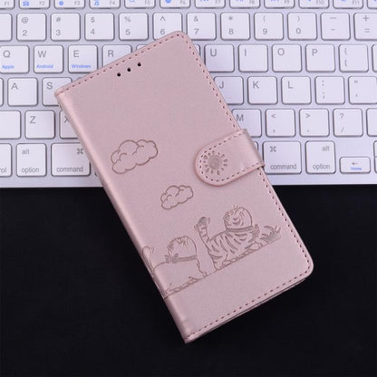 Cute Cats RFID Leather Phone Case, For OnePlus Nord 6 5G / Turbo 6 / Turbo 6V, For OnePlus 15R / Ace 6 / Ace 6T, For OnePlus Ace 5 Ultra / Nord 5 5G, For OnePlus Ace 5 Racing / Nord CE5