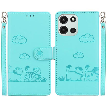 Cute Cats RFID Leather Phone Case, For OnePlus Nord 6 5G / Turbo 6 / Turbo 6V, For OnePlus 15R / Ace 6 / Ace 6T, For OnePlus Ace 5 Ultra / Nord 5 5G, For OnePlus Ace 5 Racing / Nord CE5