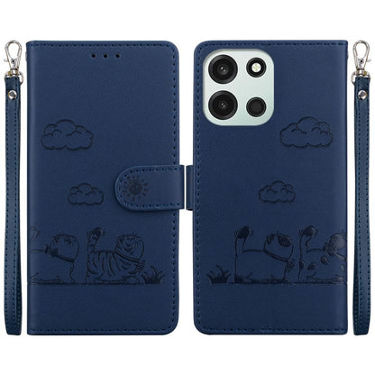 Cute Cats RFID Leather Phone Case, For OnePlus Nord 6 5G / Turbo 6 / Turbo 6V, For OnePlus 15R / Ace 6 / Ace 6T, For OnePlus Ace 5 Ultra / Nord 5 5G, For OnePlus Ace 5 Racing / Nord CE5
