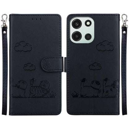 Cute Cats RFID Leather Phone Case, For OnePlus Nord 6 5G / Turbo 6 / Turbo 6V, For OnePlus 15R / Ace 6 / Ace 6T, For OnePlus Ace 5 Ultra / Nord 5 5G, For OnePlus Ace 5 Racing / Nord CE5