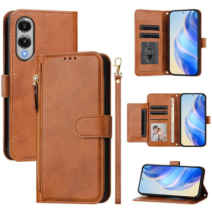 Multi-Card Slots Zipper Wallet Leather Phone Case, For Samsung Galaxy S25 Edge 5G, For Samsung Galaxy S25 5G, For Samsung Galaxy S25+ 5G, For Samsung Galaxy S25 Ultra 5G