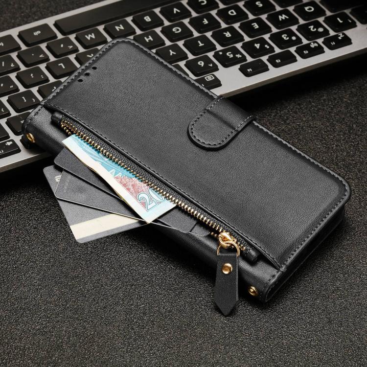 Multi-Card Slots Zipper Wallet Leather Phone Case, For Galaxy S26 5G, For Galaxy S25 Edge 5G, For Galaxy S25 5G, For Galaxy S25+ 5G