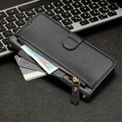 Multi-Card Slots Zipper Wallet Leather Phone Case, For Galaxy S26 5G, For Galaxy S25 Edge 5G, For Galaxy S25 5G, For Galaxy S25+ 5G