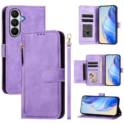 Multi-Card Slots Zipper Wallet Leather Phone Case, For Samsung Galaxy S26+ 5G, For Samsung Galaxy S26 Edge 5G, For Samsung Galaxy S26 Ultra 5G, For Samsung Galaxy S26 5G