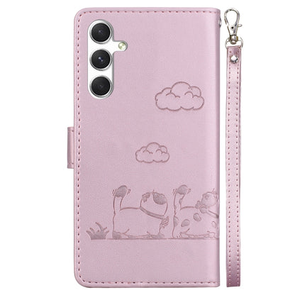 Cute Cats RFID Leather Phone Case, For Samsung Galaxy S24 5G, For Samsung Galaxy S23 FE 5G, For Samsung Galaxy S23 Ultra 5G, For Samsung Galaxy S23+ 5G
