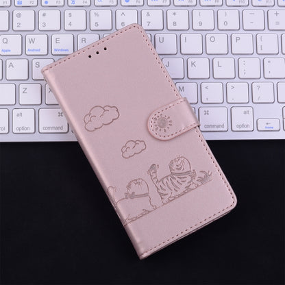 Cute Cats RFID Leather Phone Case, For Samsung Galaxy S23 5G, For Samsung Galaxy S20 FE, For Samsung Galaxy S22 Ultra 5G, For Samsung Galaxy S22+ 5G