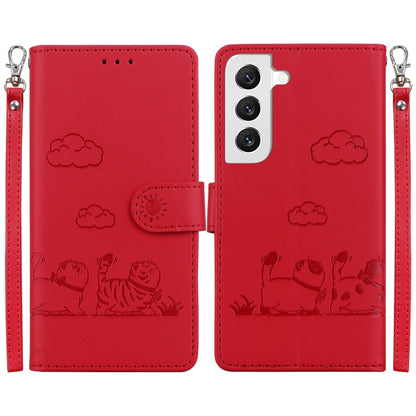 Cute Cats RFID Leather Phone Case, For Samsung Galaxy S23 5G, For Samsung Galaxy S20 FE, For Samsung Galaxy S22 Ultra 5G, For Samsung Galaxy S22+ 5G