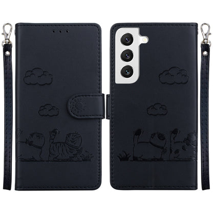 Cute Cats RFID Leather Phone Case, For Samsung Galaxy S23 5G, For Samsung Galaxy S20 FE, For Samsung Galaxy S22 Ultra 5G, For Samsung Galaxy S22+ 5G