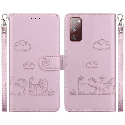Cute Cats RFID Leather Phone Case, For Samsung Galaxy S23 5G, For Samsung Galaxy S20 FE, For Samsung Galaxy S22 Ultra 5G, For Samsung Galaxy S22+ 5G