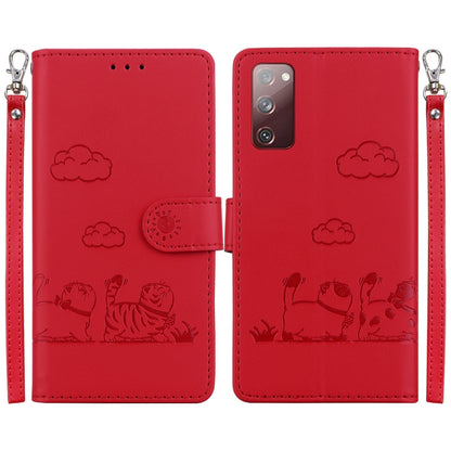 Cute Cats RFID Leather Phone Case, For Samsung Galaxy S23 5G, For Samsung Galaxy S20 FE, For Samsung Galaxy S22 Ultra 5G, For Samsung Galaxy S22+ 5G
