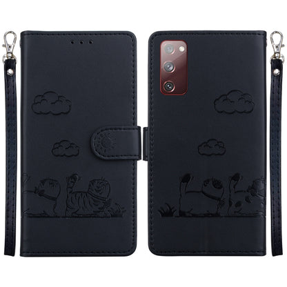 Cute Cats RFID Leather Phone Case, For Samsung Galaxy S23 5G, For Samsung Galaxy S20 FE, For Samsung Galaxy S22 Ultra 5G, For Samsung Galaxy S22+ 5G