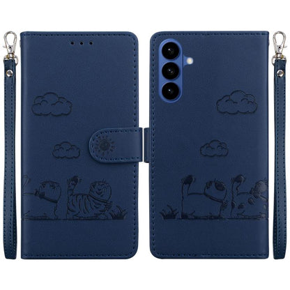 Cute Cats RFID Leather Phone Case, For Samsung Galaxy S26+ 5G, For Samsung Galaxy S26 Edge 5G, For Samsung Galaxy S26 Ultra 5G, For Samsung Galaxy S26 5G