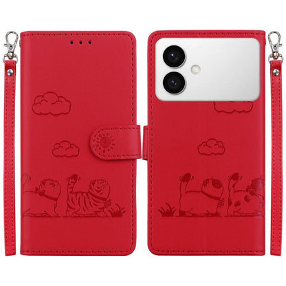 Cute Cats RFID Leather Phone Case, For Samsung Galaxy S26+ 5G, For Samsung Galaxy S26 Edge 5G, For Samsung Galaxy S26 Ultra 5G, For Samsung Galaxy S26 5G