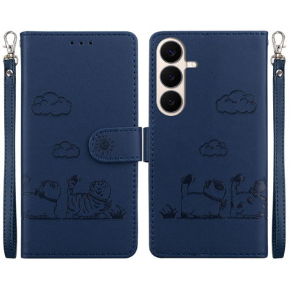Cute Cats RFID Leather Phone Case, For Galaxy S26 FE 5G, For Samsung Galaxy S26+ 5G, For Samsung Galaxy S26 Edge 5G, For Samsung Galaxy S26 Ultra 5G