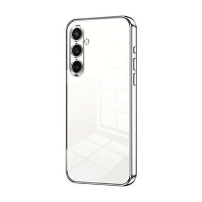 Transparent Plating Fine Hole Phone Case, For Samsung Galaxy S26 5G, For Samsung Galaxy S25 FE 5G, For Samsung Galaxy S25 5G