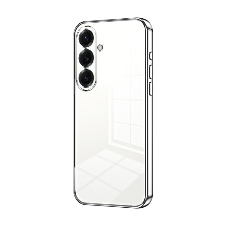 Transparent Plating Fine Hole Phone Case, For Samsung Galaxy S26 5G, For Samsung Galaxy S25 FE 5G, For Samsung Galaxy S25 5G