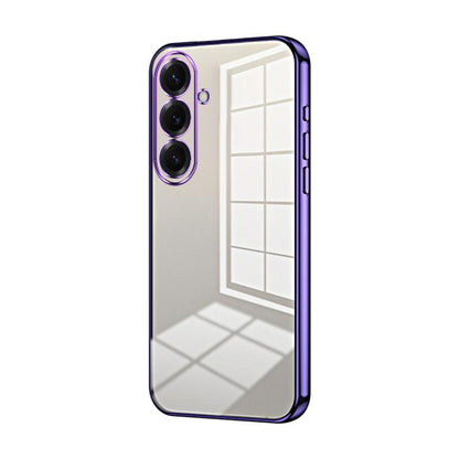Transparent Plating Fine Hole Phone Case, For Samsung Galaxy S26+ 5G, For Samsung Galaxy S26 Edge 5G, For Samsung Galaxy S26 Ultra 5G