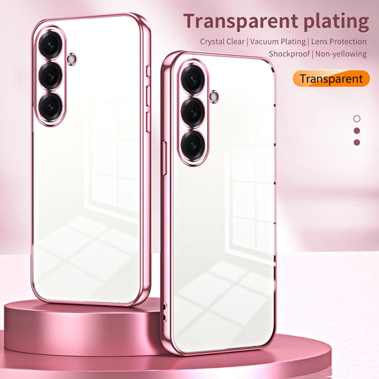 Transparent Plating Fine Hole Phone Case, For Samsung Galaxy S26+ 5G, For Samsung Galaxy S26 Edge 5G, For Samsung Galaxy S26 Ultra 5G
