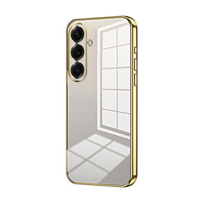 Transparent Plating Fine Hole Phone Case, For Samsung Galaxy S26+ 5G, For Samsung Galaxy S26 Edge 5G, For Samsung Galaxy S26 Ultra 5G