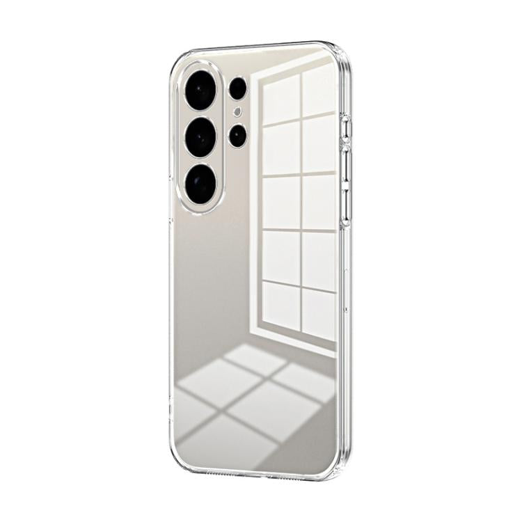 Transparent Plating Fine Hole Phone Case, For Samsung Galaxy S26+ 5G, For Samsung Galaxy S26 Edge 5G, For Samsung Galaxy S26 Ultra 5G