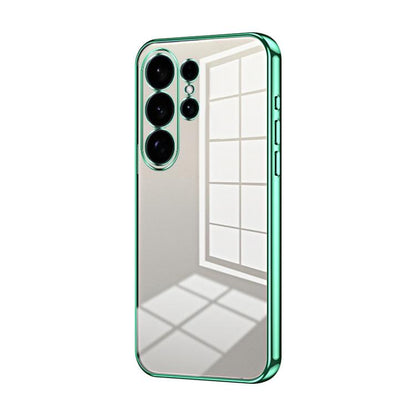 Transparent Plating Fine Hole Phone Case, For Samsung Galaxy S26+ 5G, For Samsung Galaxy S26 Edge 5G, For Samsung Galaxy S26 Ultra 5G