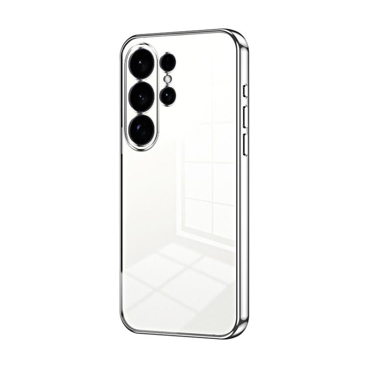 Transparent Plating Fine Hole Phone Case, For Samsung Galaxy S26+ 5G, For Samsung Galaxy S26 Edge 5G, For Samsung Galaxy S26 Ultra 5G
