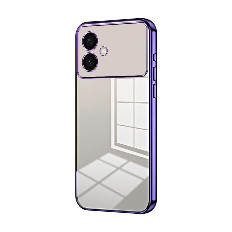 Transparent Plating Fine Hole Phone Case, For Samsung Galaxy S26+ 5G, For Samsung Galaxy S26 Edge 5G, For Samsung Galaxy S26 Ultra 5G