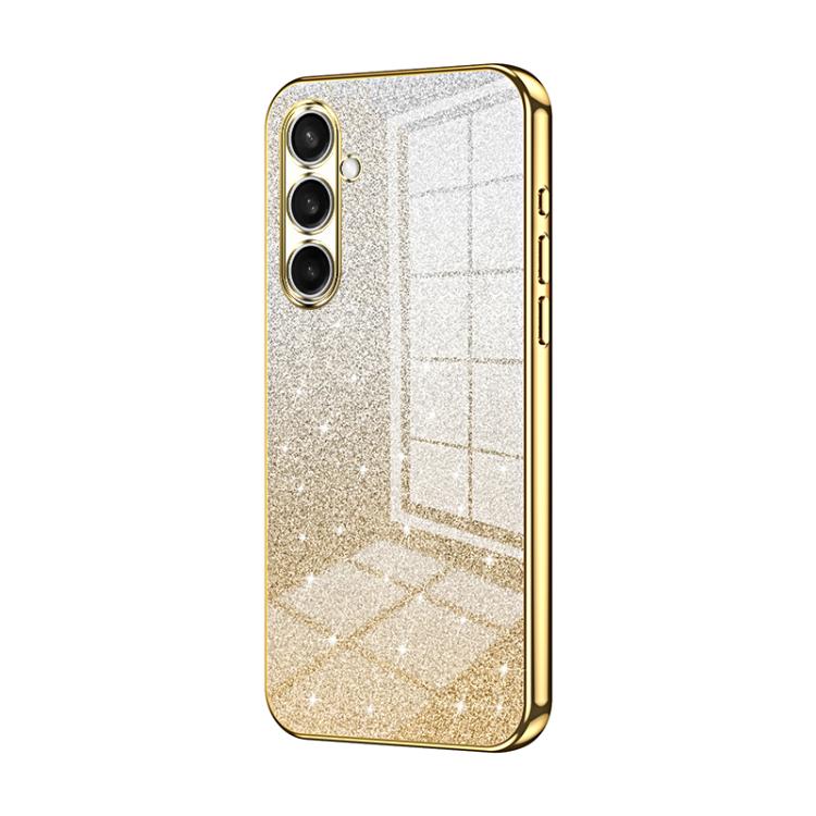Gradient Glitter Powder Electroplated Phone Case, For Samsung Galaxy S26 5G, For Samsung Galaxy S25 FE 5G, For Samsung Galaxy S25 5G