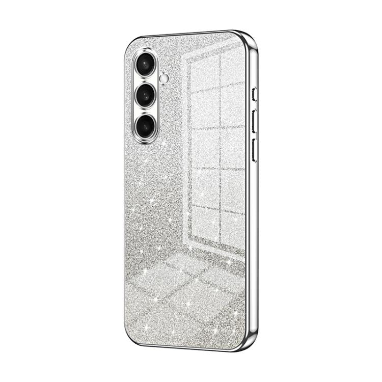 Gradient Glitter Powder Electroplated Phone Case, For Samsung Galaxy S26 5G, For Samsung Galaxy S25 FE 5G, For Samsung Galaxy S25 5G