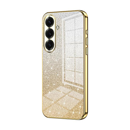 Gradient Glitter Powder Electroplated Phone Case, For Samsung Galaxy S26 5G, For Samsung Galaxy S25 FE 5G, For Samsung Galaxy S25 5G