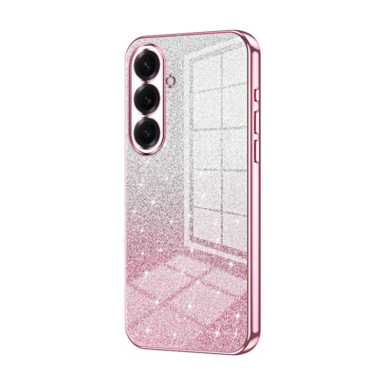 Gradient Glitter Powder Electroplated Phone Case, For Samsung Galaxy S26+ 5G, For Samsung Galaxy S26 Edge 5G, For Samsung Galaxy S26 Ultra 5G