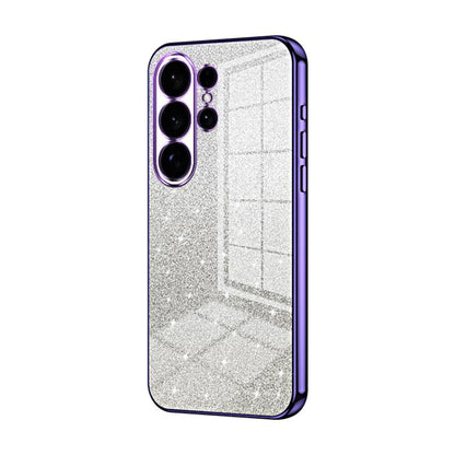 Gradient Glitter Powder Electroplated Phone Case, For Samsung Galaxy S26+ 5G, For Samsung Galaxy S26 Edge 5G, For Samsung Galaxy S26 Ultra 5G