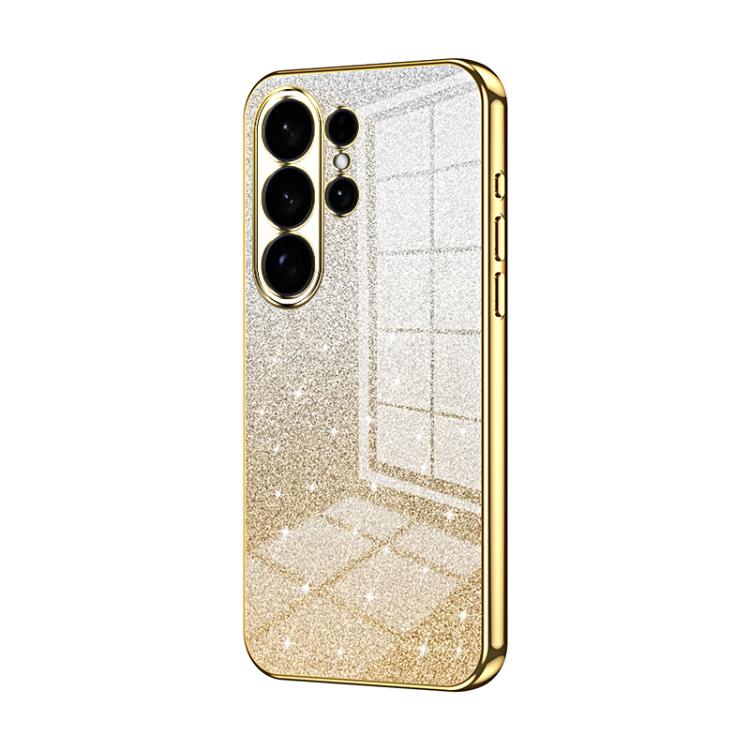 Gradient Glitter Powder Electroplated Phone Case, For Samsung Galaxy S26+ 5G, For Samsung Galaxy S26 Edge 5G, For Samsung Galaxy S26 Ultra 5G