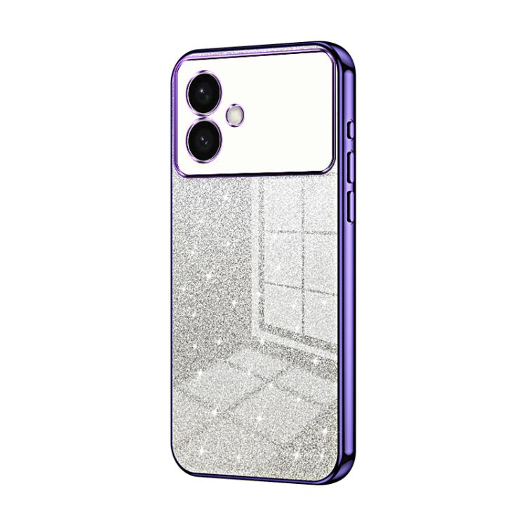 Gradient Glitter Powder Electroplated Phone Case, For Samsung Galaxy S26+ 5G, For Samsung Galaxy S26 Edge 5G, For Samsung Galaxy S26 Ultra 5G