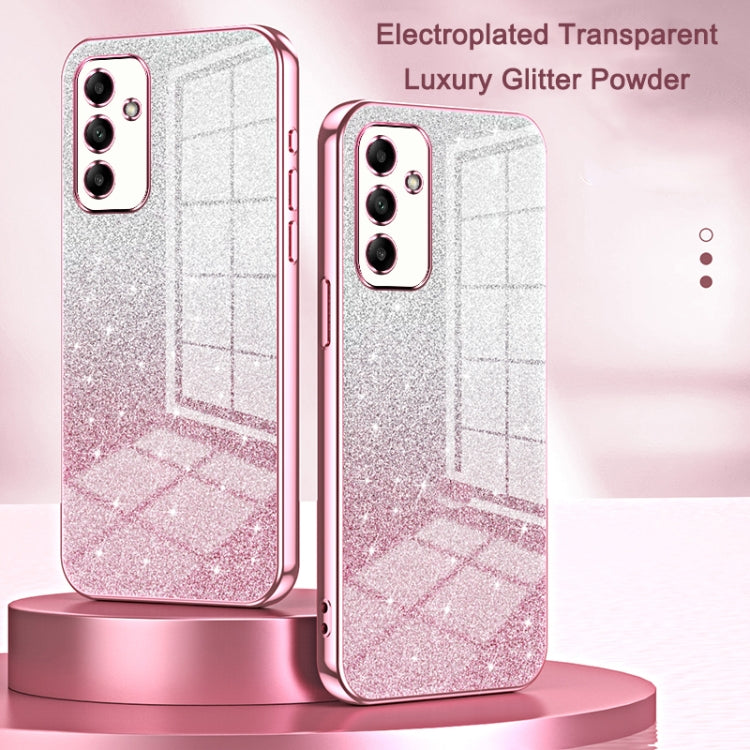 Gradient Glitter Powder Electroplated Phone Case, For Samsung Galaxy S26+ 5G, For Samsung Galaxy S26 Edge 5G, For Samsung Galaxy S26 Ultra 5G