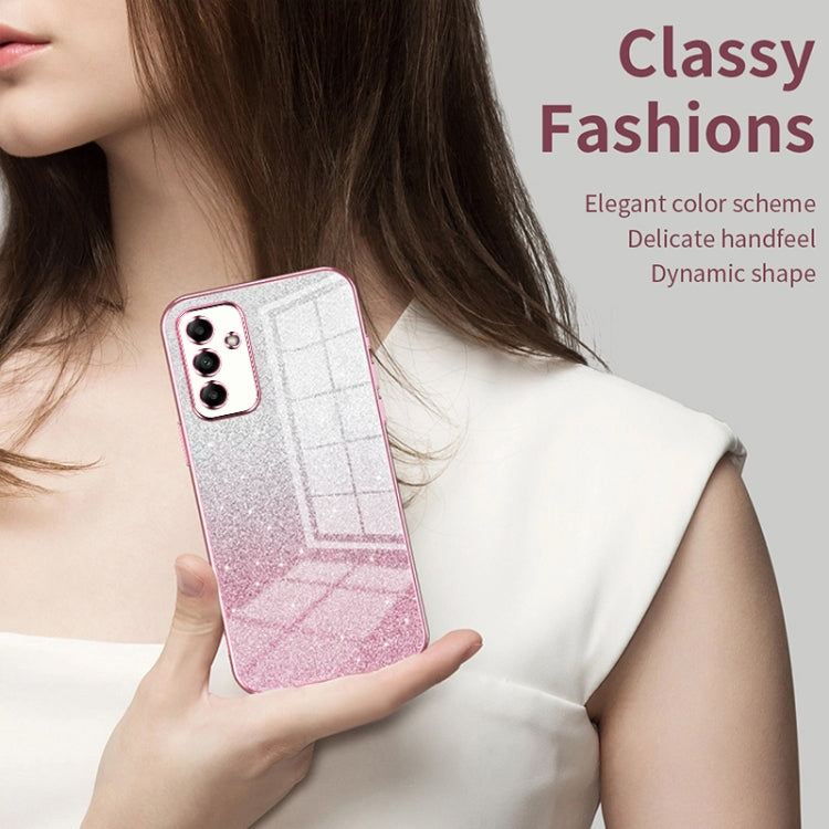 Gradient Glitter Powder Electroplated Phone Case, For Samsung Galaxy S26+ 5G, For Samsung Galaxy S26 Edge 5G, For Samsung Galaxy S26 Ultra 5G