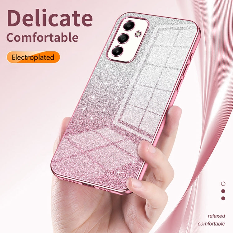 Gradient Glitter Powder Electroplated Phone Case, For Samsung Galaxy S25+ 5G, For Samsung Galaxy S25 Ultra 5G