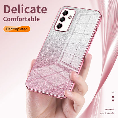 Gradient Glitter Powder Electroplated Phone Case, For Samsung Galaxy S25+ 5G, For Samsung Galaxy S25 Ultra 5G