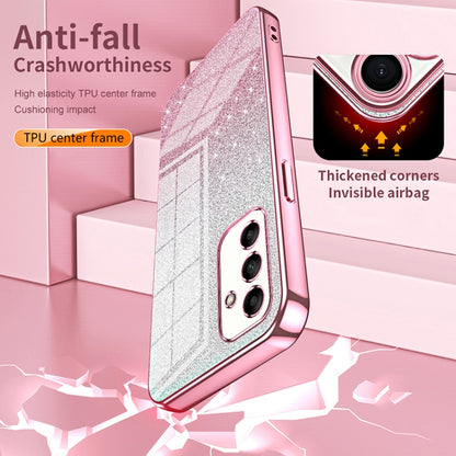 Gradient Glitter Powder Electroplated Phone Case, For Samsung Galaxy S25+ 5G, For Samsung Galaxy S25 Ultra 5G